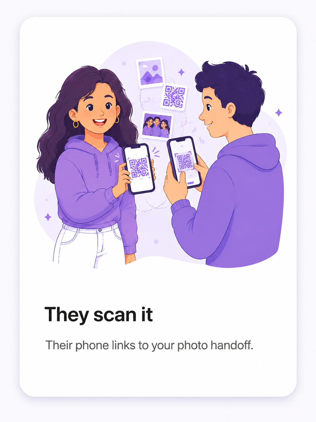 2. They scan it